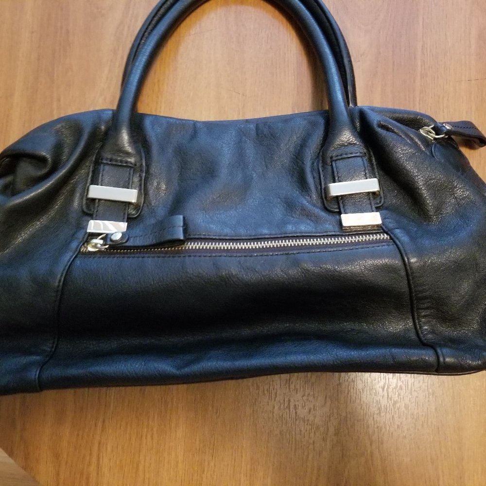 Black Leather Purse